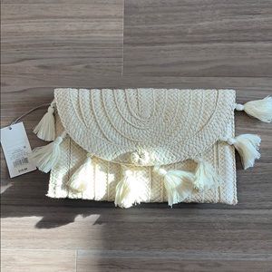 Brand new straw clutch
